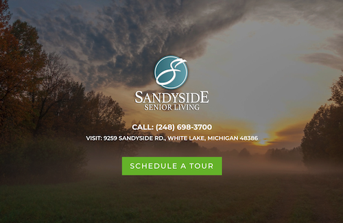 sandyside senior living website